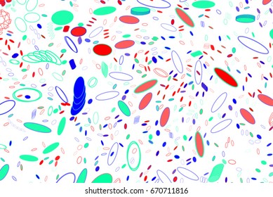 Conceptual background motion, particle or random pattern for design. No overlapping. Vector illustration graphic.
