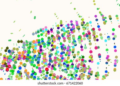 Conceptual background motion, particle or random pattern for design. Vector illustration graphic.