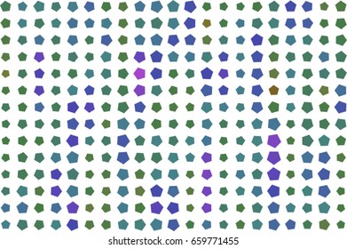 Conceptual background pentagon pattern for design. Style of mosaic or tile. Vector illustration graphic.