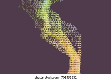 Conceptual background pentagon pattern for design. Vector illustration graphic.