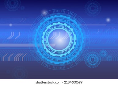 Antecedentes conceptuales de la tecnología de la información de las terceras partes y del sistema de defensa de la financiación de las inversiones Bainari Vector ilustración