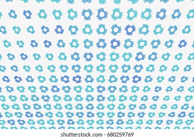 Conceptual background star pattern for design. Style of mosaic or tile. Vector illustration graphic.