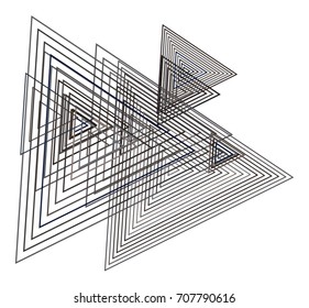 Conceptual background, for web page, graphic design, catalog or texture. Pattern of triangle. Vector illustration graphic.