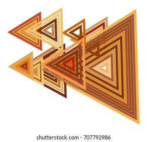 Conceptual background, for web page, graphic design, catalog or texture. Pattern of triangle. Vector illustration graphic.