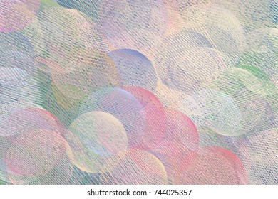 Conceptual background, for web page, graphic design, catalog or texture. Pattern of messy random line circles. Vector illustration graphic.