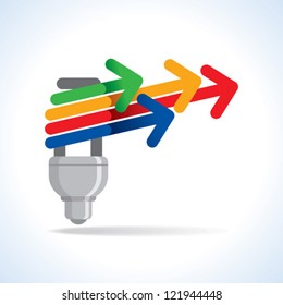 Conceptual business idea bulb