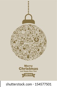 Conceptual Christmas Ball