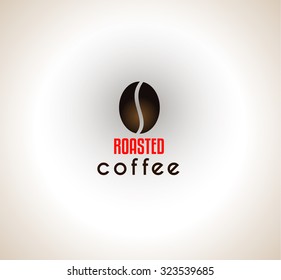 Conceptual Coffee Text with stylized Icon to use as design element in your cover or packaging templates.