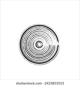 Conceptual design of abstract circle illustration