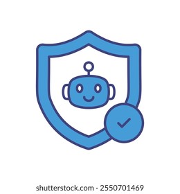 Conceptual design emphasizing trustworthy AI, focusing on ethics, transparency, fairness, and accountability in artificial intelligence systems.