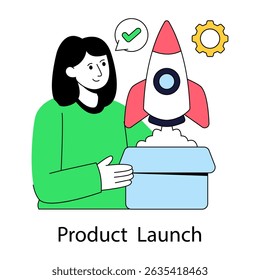 Conceptual design illustration of launch product