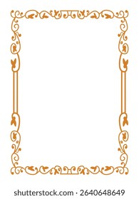 Conceptual Design Ornamental Frame Decorative Vector