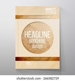 Conceptual design, technology background vector. Brochure, flyer or report for business, template vector.