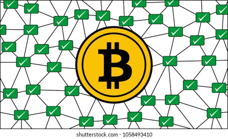 Conceptual design for technology of Cryptocurrency and Blockchain.