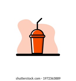 Conceptual Drink Vector Illustration Icon Design eps10