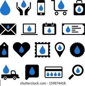 Conceptual Drop icons