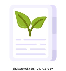 Icono conceptual de diseño plano de contenido ecológico 

