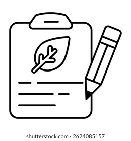 Icono de diseño plano conceptual de contenido ecológico