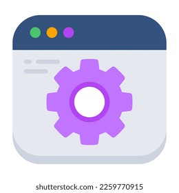 Konzeptuelles flaches Design-Symbol der Webentwicklung 