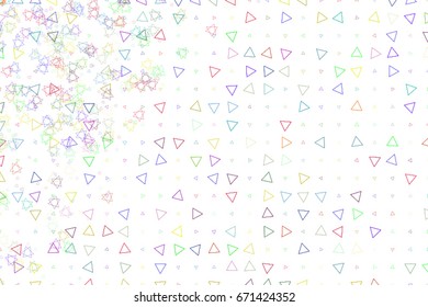 Conceptual geometrical background, for web page, graphic design, catalog or texture. Pattern of motion, particle or random shape. Style of mosaic or tile. Vector illustration graphic.
