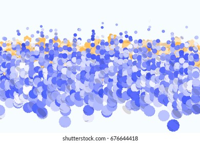 Conceptual geometrical background, for web page, graphic design, catalog or texture. Pattern of oval & mixed shape. Vector illustration graphic.