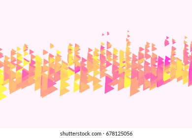 Conceptual geometrical background, for web page, graphic design, catalog or texture. Pattern of triangle shape. Vector illustration graphic.