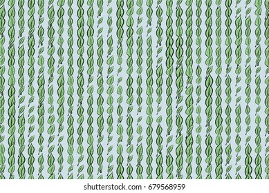 Conceptual geometrical background, for web page, graphic design, catalog or texture. Pattern of leaves drawing shape. Style of mosaic or tile. Vector illustration graphic.