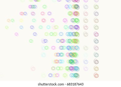 Conceptual geometrical background, for web page, graphic design, catalog or texture. Pattern of circles or ellipses shape. Vector illustration graphic.