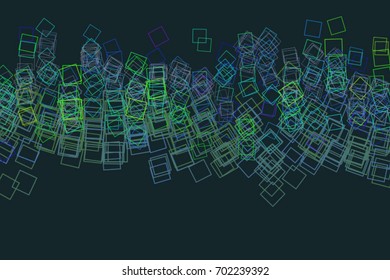 Conceptual geometrical background, for web page, graphic design, catalog or texture. Pattern of square, rectangle shape. Vector illustration graphic.
