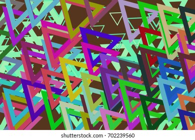 Conceptual geometrical background, for web page, graphic design, catalog or texture. Pattern of triangle shape. Vector illustration graphic.