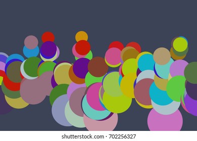 Conceptual geometrical background, for web page, graphic design, catalog or texture. Pattern of circles, bubbles, sphere or ellipses shape. Vector illustration graphic.