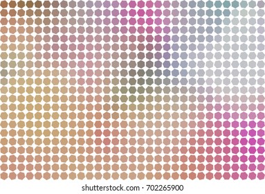 Conceptual geometrical background, for web page, graphic design, catalog or texture. Pattern of hexagon shape. Style of mosaic or tile. Vector illustration graphic.