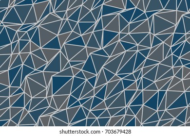 Conceptual geometrical background, for web page, graphic design, catalog or texture. Pattern of triangle strip shape. Vector illustration graphic.
