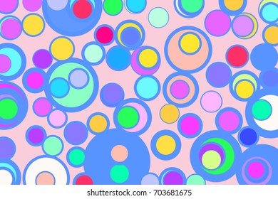 Conceptual geometrical background, for web page, graphic design, catalog or texture. Pattern of circles, bubbles, sphere or ellipses shape. Vector illustration graphic.