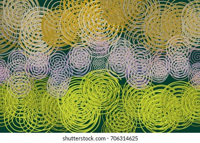 Conceptual geometrical background, for web page, graphic design, catalog or texture. Pattern of twirl circle line, path or  shape. Vector illustration graphic.