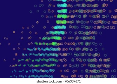 Conceptual geometrical background, for web page, graphic design, catalog or texture. Pattern of circles, bubbles, sphere or ellipses shape. Vector illustration graphic.
