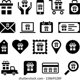 Conceptual Gift icons