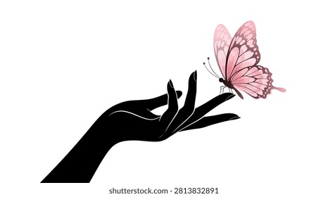 Conceptual graphic representing hope, transformation, and interaction with nature.