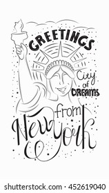 Conceptual handwritten calligraphic design. Motivational / Inspirational vector typography.   