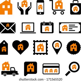 Conceptual HOUSE icons