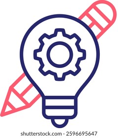 Conceptual Icon Color Vector Illustration