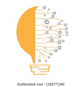 Conceptual idea lightbulb