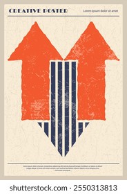 The conceptual idea of the poster . Interior design template, postage stamp or cover. A template for abstract creativity. The deep meaning of art 