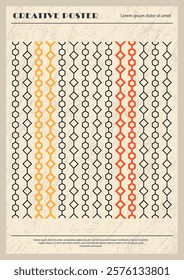 The conceptual idea of the poster . Interior design template, postage stamp or cover. A template for abstract creativity. The deep meaning of art 