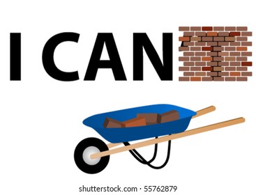 Conceptual illustration of achieving a goal