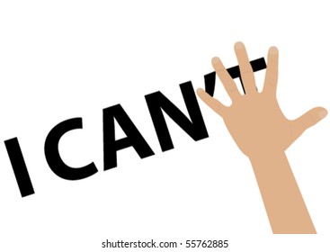 Conceptual illustration of achieving a goal
