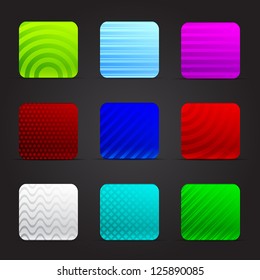 Conceptual illustration of colorful squares
