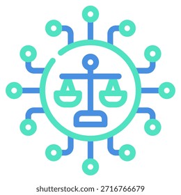 Ilustración conceptual de consideraciones éticas en inteligencia artificial.