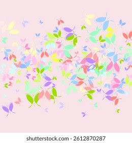 Conceptual illustration of freedom and serenity. Paper cut out digital craft style. 