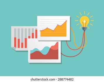 Conceptual illustration on creating new idea.